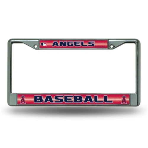 Los Angeles Angels Chrome Bling License Plate Frame MLB Licensed