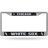 Chicago White Sox Chrome Bling License Plate Frame MLB Licensed