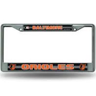 Baltimore Orioles Chrome Bling License Plate Frame MLB Licensed