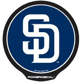 San Diego Padres LED Window Decal Light Up Logo Powerdecal