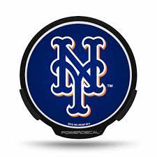New York Mets LED Window Decal Light Up Logo Powerdecal