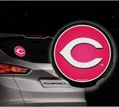 Cincinnati Reds LED Window Decal Light Up Logo Powerdecal