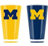 Michigan Wolverines Insulated Tumbler Cups 2 Pack Home/Away NCAA