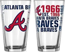 Atlanta Braves Gameday 16oz Pint Glass 16oz. MLB