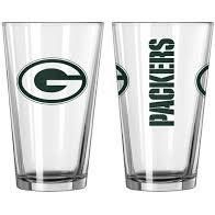 Green Bay Packers Gameday 16oz Pint Glass 16oz. NFL