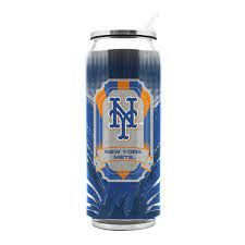 New York Mets Insulated Stainless Steel Thermo Can Travel Tumbler MLB