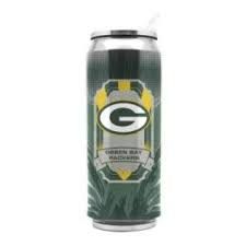 Green Bay Packers Insulated Stainless Steel Thermo Can Travel Tumbler NFL