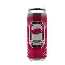Arkansas Razorbacks Insulated Stainless Steel Thermo Can Travel Tumbler NCAA