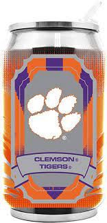 Clemson Tigers Insulated Stainless Steel Thermo Can Travel Tumbler NCAA