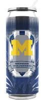 Michigan Wolverines Insulated Stainless Steel Thermo Can Travel Tumbler NCAA