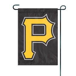 Pittsburgh Pirates "P" Garden Flag Embroidered 12.5" x 18"