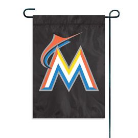 Miami Marlins Garden Flag Embroidered 12.5" x 18"