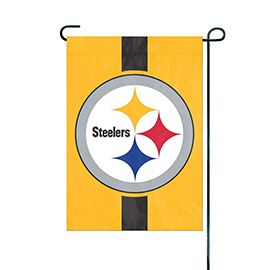 NFL Pittsburgh Steelers Yellow Embroidered Garden Flag