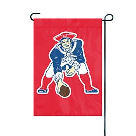 NFL New England Patriots "Pat the Patriot" Embroidered Garden Flag