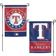 Texas Rangers 2 Sided Garden Flag 12" x 18"