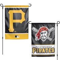 Pittsburgh Pirates 2 Sided Garden Flag 12" x 18"