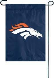 Denver Broncos Embroidered Garden Flag
