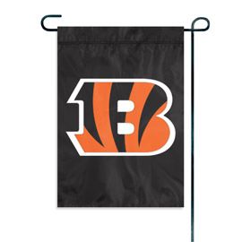 Cincinnati Bengals Embroidered Garden Flag