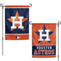 Houston Astros 2 Sided Garden Flag 12" x 18"