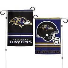 Baltimore Ravens NFL 2 Sided Garden Flag