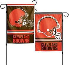 Cleveland Browns NFL 2 Sided Garden Flag