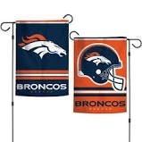 Denver Broncos NFL 2 Sided Garden Flag