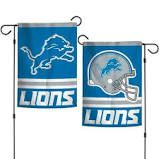 Detroit Lions NFL 2 Sided Garden Flag