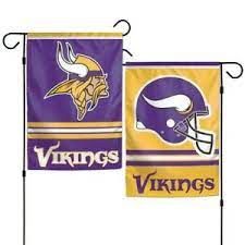 Minnesota Vikings NFL 2 Sided Garden Flag