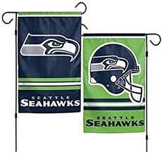 Seattle Seahawks NFL 2 Sided Garden Flag