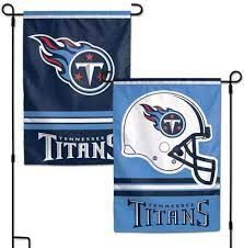Tennessee Titans NFL 2 Sided Garden Flag