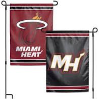 Miami Heat NBA 2 Sided Garden Flag