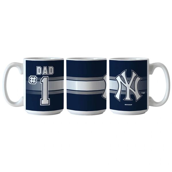New York Yankees #1 DAD Ceramic Coffee Mug MLB