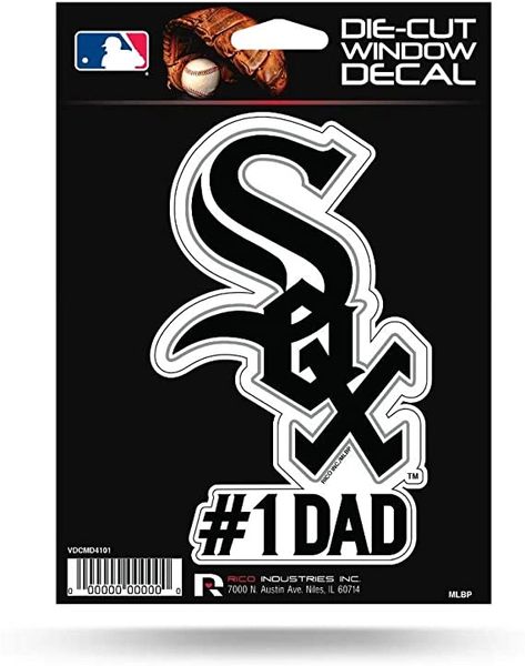 Chicago White Sox #1 DAD Decal Sticker 4" x 6" MLB
