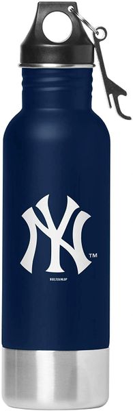 New York Yankees Team Logo Stainless Steel Bottle Chiller, 14oz