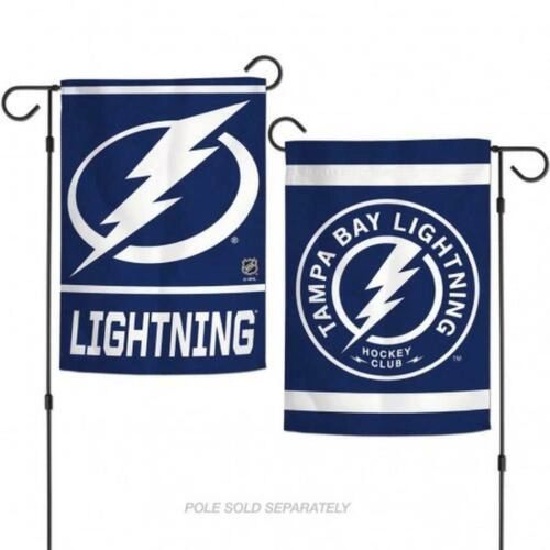 Tampa Bay Lightning 2 Sided Garden Flag 12" x 18"