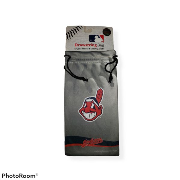 Cleveland Indians WAHOO Sunglasses Bag and Cleaning Cloth