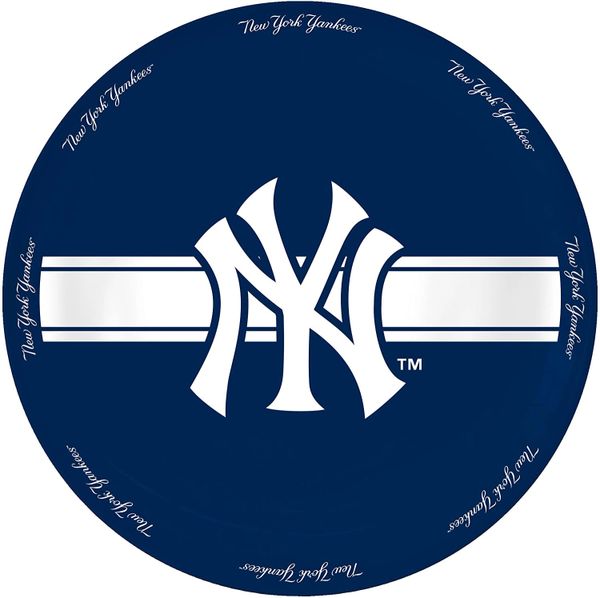 New York Yankees Ceramic Serving Plate 11" MLB