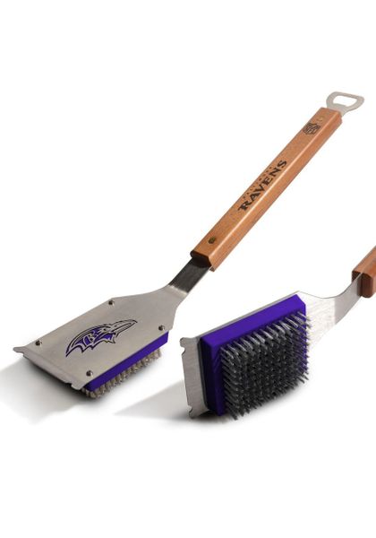 Baltimore Ravens BBQ Grill Brush w/ Bottle Opener NFL