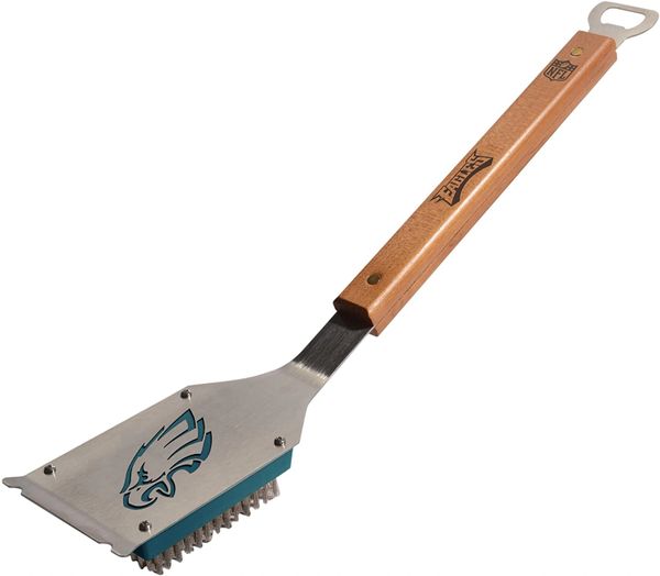 Philadelphia Eagles BBQ Grill Brush w/ Bottle Opener NFL