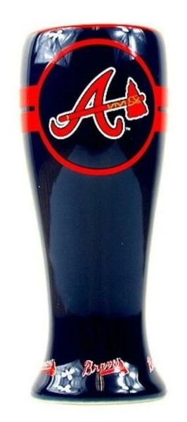 Atlanta Braves Shot Glass Ceramic Mini Pilsner, 2oz.