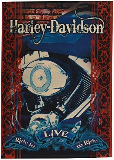 Harley Davidson "Ride to LIVE to Ride" Garden Flag