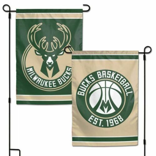 Milwaukee Bucks NHL 2 Sided Garden Flag
