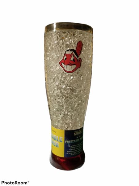 Cleveland Indians Chief WAHOO Crystal Freezer Pilsner MLB