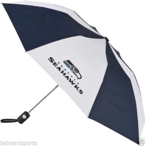 Seattle Seahawks Umbrella 42" Automatic Push Button NFL Licensed