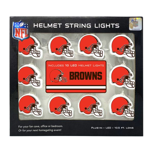 Cleveland Browns LED String Lights Helmet Design