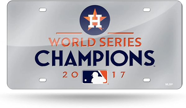 Houston Astros World Series Champions Front Tag - Acrylic