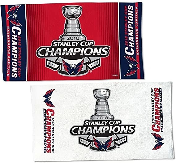 Washington Capitals Stanly Cup Champions Locker Room Towel NFL