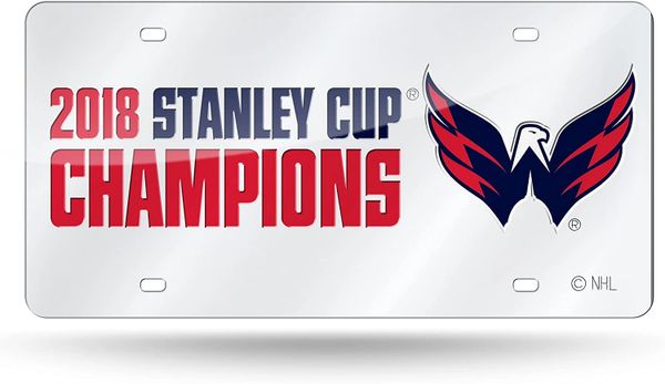 Washingon Capitals Stanley Cup Champions Front Tag - Acrylic