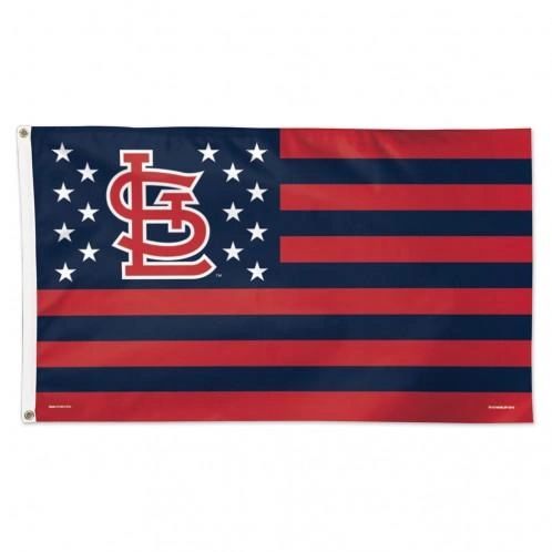 St Louis Cardinals Stars and Stripes Wall Banner Flag 3' x 5'