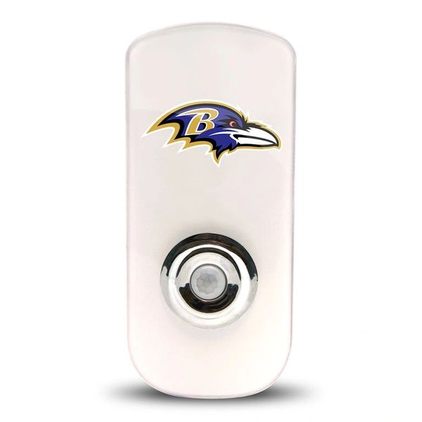 Baltimore Ravens Night Light LED Flash Light w/Built in Sensor NFL